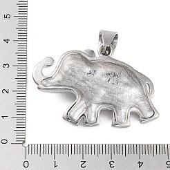 Подвески из нержавеющей стали 304 с микропаве из прозрачных кубических цирконий STAS-K281-02P