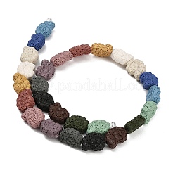 Бусы из натуральной лавы&nbsp;G-G347-01A