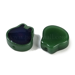 Двухцветные стеклянные бусины для настроения&nbsp;GLAA-Z007-13D