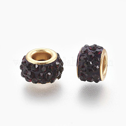 Европейские бусины&nbsp;CLAY-O002-01G-B