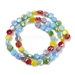 Гальванические непрозрачные стеклянные бусины&nbsp;EGLA-G039-05A-02