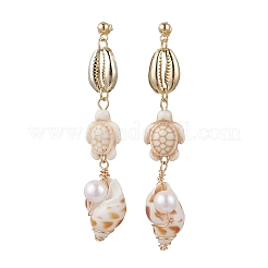 Серьги-подвески из сплава&nbsp;EJEW-JE06267