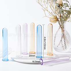 8шт 4-х цветная прозрачная акриловая пробирка AJEW-OC0003-95