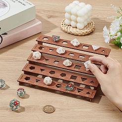 1 сумка 5-х уровневая деревянная подставка для игральных костей с подставками ODIS-BC0001-28