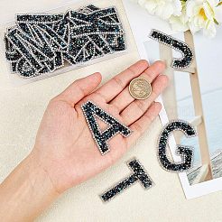 Блестящие стразы на заплатках утюгом&nbsp;DIY-FG0001-28B