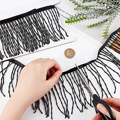 Ahademaker 1 ярдовая лента с кисточками из стеклянных бусин OCOR-GA0001-51B