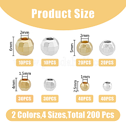 200шт 8 стиля сплава распорные бусины FIND-HY0003-19