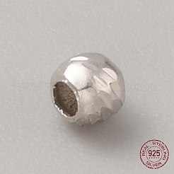 Бусина из стерлингового серебра с родиевым покрытием&nbsp;LS-STER-WH0019-08A-P