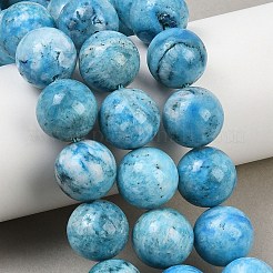 Натуральный драгоценный камень гемиморфит круглые бусины нити&nbsp;G-L145-14mm-01