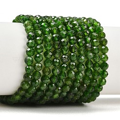 Натуральный зеленый диопсид&nbsp;G-NH0046-A01-4mm