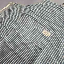 Фартук без рукавов из поликоттона в полоску&nbsp;AJEW-WH20067-020A