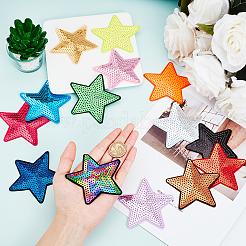 Вышивка нитками пришиваем термоклей на одеяла ткань&nbsp;DIY-PH0003-20