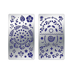 2шт 2 трафарета для резки из нержавеющей стали 304 DIY-FG0001-91