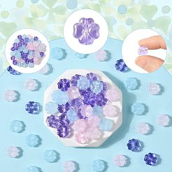 20 шт. Прозрачные стеклянные бусины GLAA-FS0002-40A