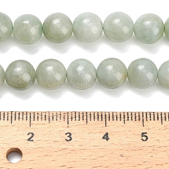 Натуральный майяр нефрит / бурманский нефрит бисерные пряди G-L642-B11-8mm