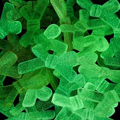 Светящиеся непрозрачные акриловые бусины&nbsp;OACR-G052-11D