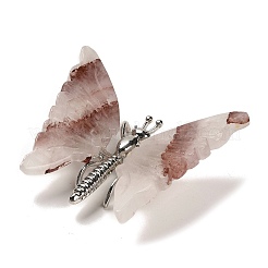 Минеральные украшения из натурального железистого кварца&nbsp;G-D089-02P-02