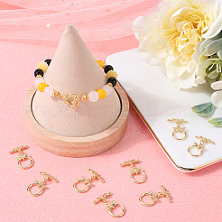 10шт латунные застежки KK-BBC0010-47