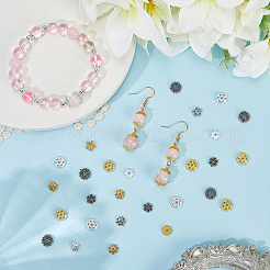 360 шт. 12 стиля тибетских стилей сплава бусин колпачки&nbsp;TIBE-SC0002-42