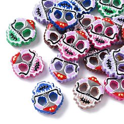 20 шт. Непрозрачные акриловые бусины&nbsp;OACR-CJ0001-57