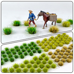 96 шт. 3-цветные смоляные мини-пучки травы&nbsp;AJEW-SP0003-18