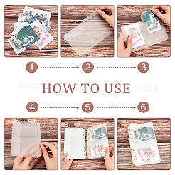 Ahademaker 16 шт. 4 стиля размер A6 6 кармана для папок с отверстиями ABAG-GA0001-17
