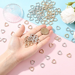 200шт 2 цвета ccb пластиковая рамка для бусин&nbsp;CCB-YW0001-69