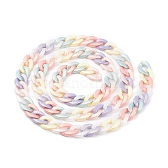 Окрашенные аэрозольной краской акриловые бордюрные цепи AJEW-JB01086