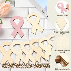 Незаконченные пустые подвески из мдф для художественной росписи WOOD-WH20008-13D