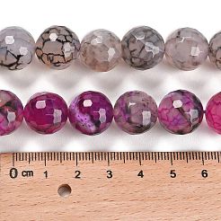 Природных вены драконов агат бисер нитей G-L595-A04-02