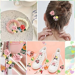 20 шт. 5 стиля фарфоровых кабошонов ручной работы&nbsp;PORC-YW0001-19