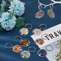 Брелок из натурального и синтетического камня&nbsp;PALLOY-FH00034