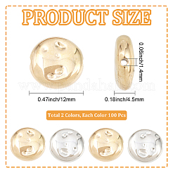 200шт 2 цвета пластиковые бусины ccb&nbsp;CCB-PA0001-19