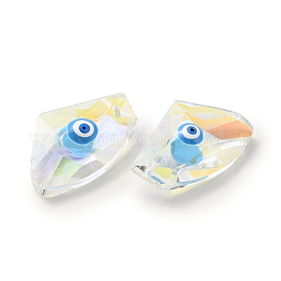 Прозрачные стеклянные бусины GLAA-F121-12E-1