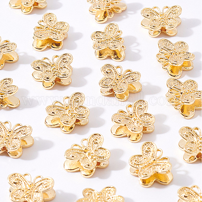 Латунные бусины KK-BC0006-57G-1