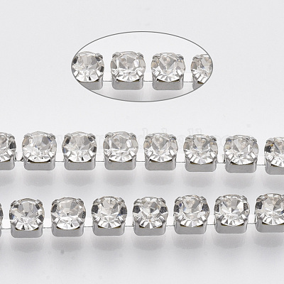 Цепочки из нержавеющей стали 304 со стразами CHS-R012-A-01-1