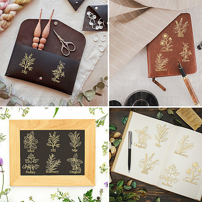 Никелевые декоративные наклейки DIY-WH0450-036-1