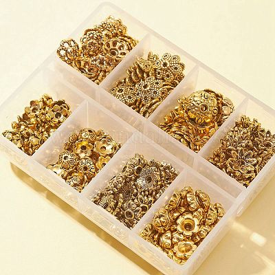 360шт 8 стиля бусины из сплава в тибетском стиле FIND-FS0001-45-1