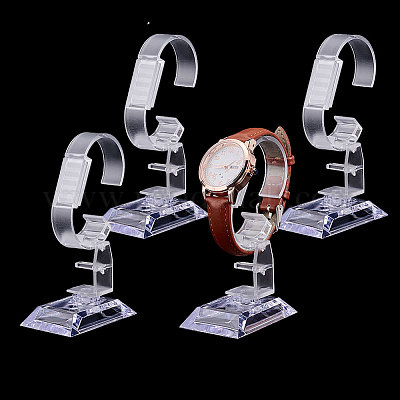 С-образные акриловые подставки для часов ODIS-WH0086-087-1