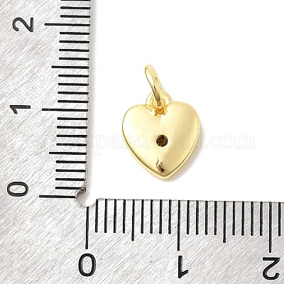 Латунные микро проложить кубического циркония подвески KK-C139-25D-G-1