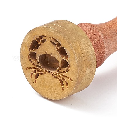 (распродажа с дефектом: ржавая марка) 1 шт. латунная головка штампа DIY-XCP0002-18-1