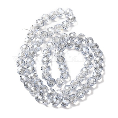 Нити гальванических бусин с жемчужным блеском EGLA-H104-08A-PL01-1