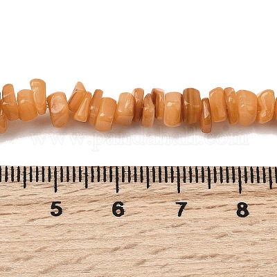 Бусины из натуральных пресноводных ракушек SHEL-B003-01H-1