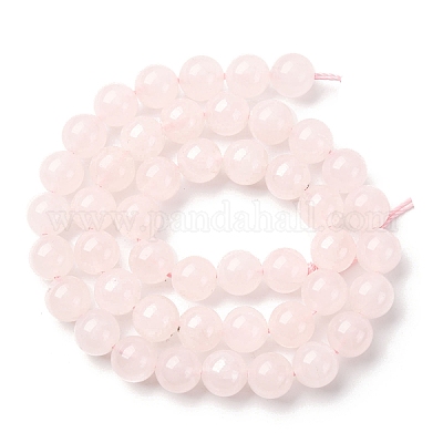 Природного розового кварца нитей бисера G-F808-C03-8mm-A-1