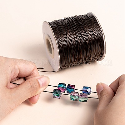 Вощеный шнур полиэстера YC-0.5mm-111-1