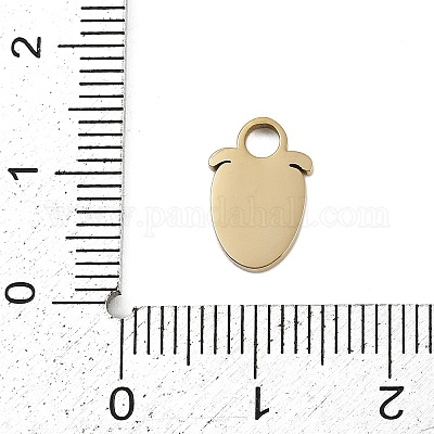 Подвески из эмалированной нержавеющей стали 304 STAS-I338-01G-15-1