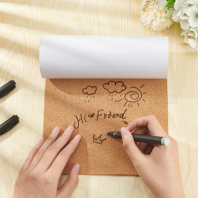 Самоклеящиеся пробковые полоски DIY-WH0488-45B-1