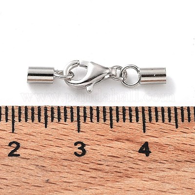 Антикоррозийные застежки-клешни из стерлингового серебра 925 шт. STER-P055-03C-P-1