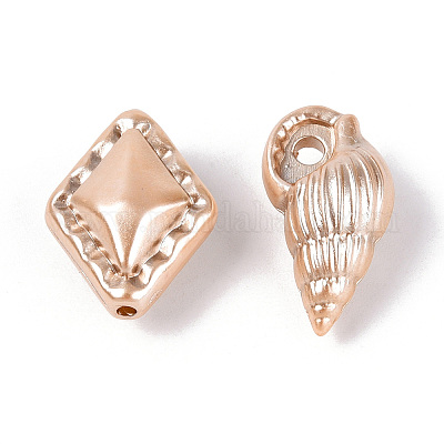 Перламутровые непрозрачные акриловые бусины OACR-T029-04B-1