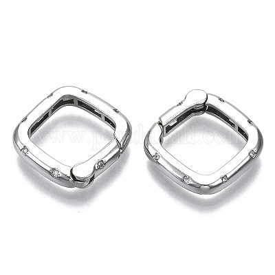 Латунные кольца из микро-паве циркония ZIRC-S061-204P-NF-1